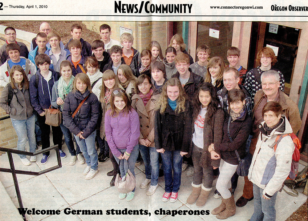 Group of German Students visiting Oregon