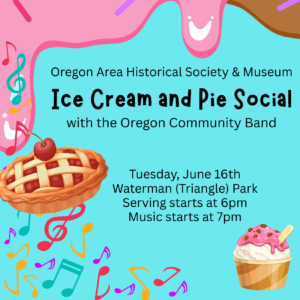 Ice cream and pie social June 16