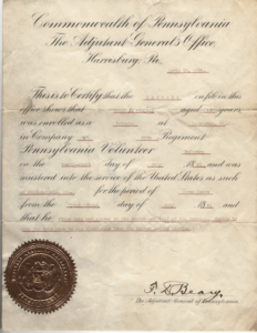 Civil War Document