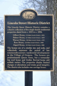 Lincoln Street Historic District Plaque