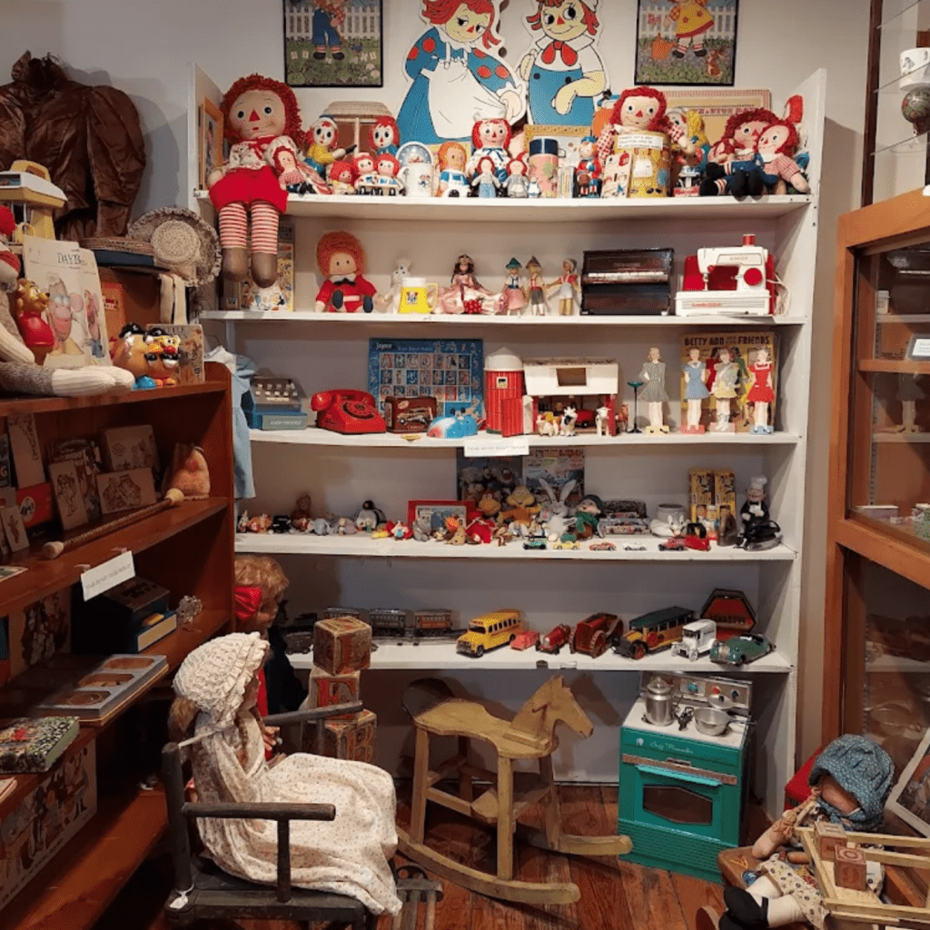 Toy Exhibit on display