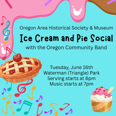 Ice cream and pie social June 16